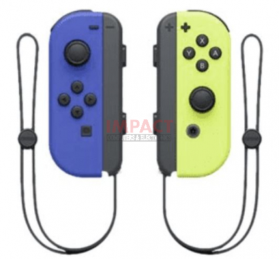 HACAJAPAA - Switch Left AND Right (L/ R), Wireless Controllers Neon Yellow/ Blue