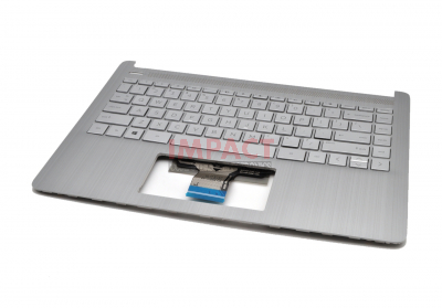 L88200-001 - TOP Cover Natural Silver With Keyboard US