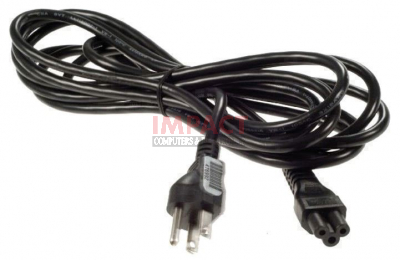 373979-001 - AC Power Cord (Black/ 3 Prong United States 10FT)