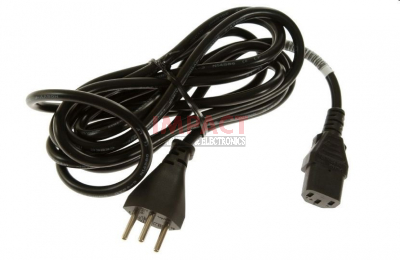 8120-8885 - Power Cord (Black for 220V IN Switzerland)