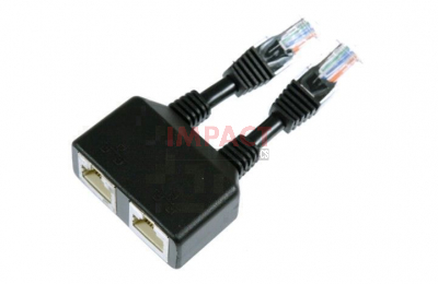 K9703 - Dual Dongle for RJ45 Phone Extension for Dual NIC Connector