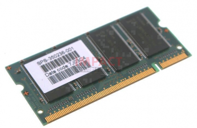 DX761A - 256MB, 200-PIN, PC2700 Ddr1-333 Memory Module (Sodimm)