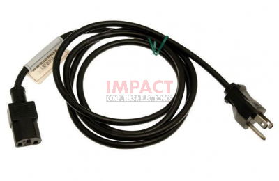 142766-005 - Power Cord (Black for 220V IN Denmark)