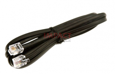 198220-005 - Modem/ Telephone Cable (Black)