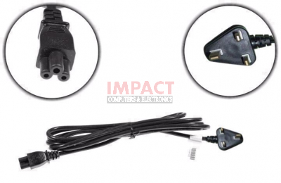 366119-031 - AC Power Cord (Black/ United Kingdom 10FT)