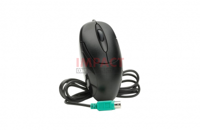 MSEM1689BLCK - 3-Button Wheel Mouse PS2