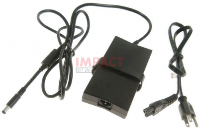 HP-AD130B13P - AC Adapter With Power Cord (19.5V, 130W, Round)