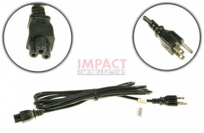 170513-001 - AC Power Cord (Black 3 Prong 6.0FT) L