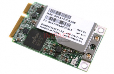 441075-001 - Wireless LAN 802.11A/ B/ G Mini PCI Adapter Card (Bevo)