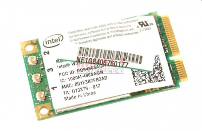 4965AGN - Wireless 4965 802.11A/ B/ G/ n Mini PCI Express Adapter