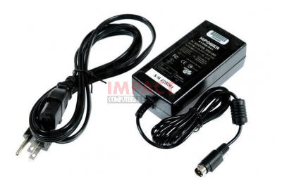 AC1260D-GN - AC Adapter With Power Cord (12 Volt/ 4 Pin DIN)