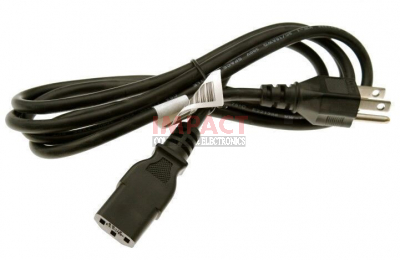 142766-001 - Power Cord (Black for 120V IN the USA and Canada)