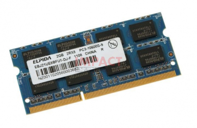 598856-001 - 2GB, PC3-10600, Shared DDR3-1333MHZ SDRAM Memory Module (Sodimm)