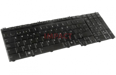 V000190810 - Keyboard, Spanish, Black, Bl
