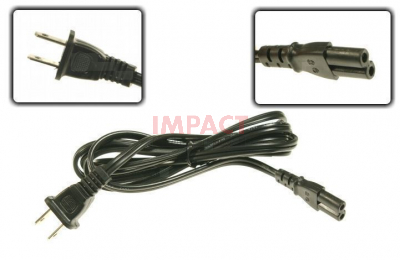 H000020650 - Power Cord, US, 2-PIN