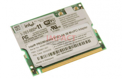 336976-001 - Mini PCI 802.11B (Supports 11MBPS Wireless Lans) Wireless Networking Card