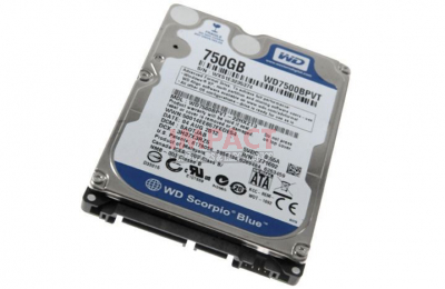 WD7500BPVT - 750GB Sata 3GB/ s Hard Drive 8MB 5400RPM 2.5IN Scorpio Blue