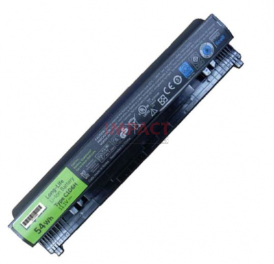 04HHG - Battery, 6C, 54WHR, LITHIUM-ION, Post RTS IN