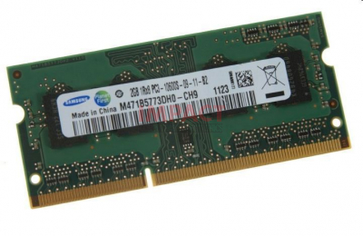 P000540020 - 2GB, PC3-10600 1333MHZ, DDR3 SDRAM, SO Dimm 204 Pin Memory Module
