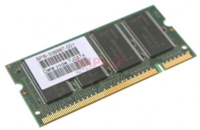 317434-001 - 128MB, 266MHZ, 200-PIN, PC2100 Memory Module (Sodimm)