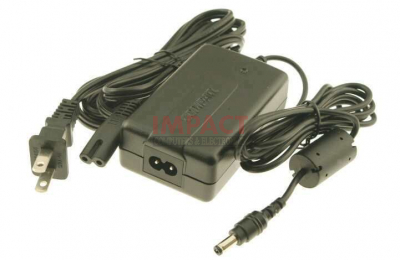 180676-001 - AC Power Adapter With Power Cord, 60WATT, Slimline (2 Wire)
