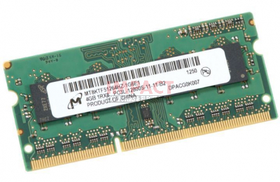 698656-154 - 4GB Memory Module (Sodimm PC312800 CL11 dPC)