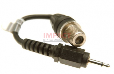 P000411300 - Coaxial Adapter Cable, External Cable (f Connector to 2.5 Mono Plug)