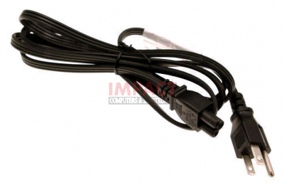 E5H72AV#ABA - Power Cord (Black) - 3-Wire Conductor, 18 AWG, 1.8M (6.0FT) Long