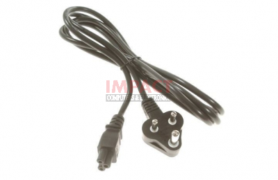 404827-003 - Power Cord (Black), 1.0m (3.2ft) Long - HAS Straight (F India)
