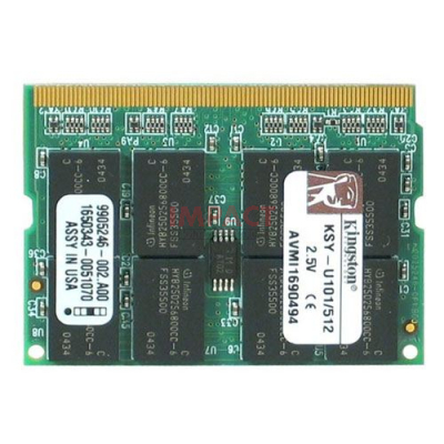 KSY-U101/512 - 512MB Module (Notebook Memory)