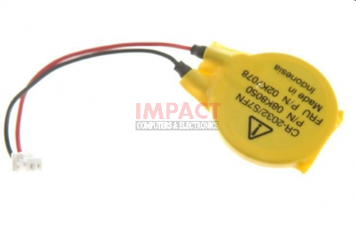 02K7078 - Backup Battery (Bios Battery Yellow)