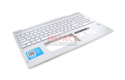 934640-001 - Top Cover with Keyboard (SILVER)