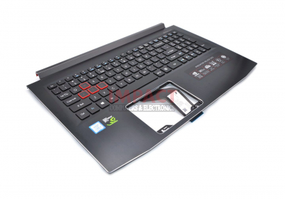 6B.Q3FN2.001 - Keyboard With Upper Case Al Black/ Rl 15 Black Us Backlit