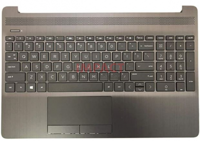 L52021-001 - TOP Cover With Keyboard (ASH Silver, NO Backlight)