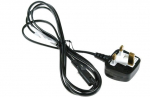 8121-0893 - Power Cord (Black) - 2-Wire, 17 AWG, 0.5m (1.6FT) Long