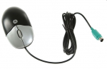 537748-001 - PS2 Optical Scrolling Mouse (Black & Silver)