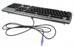271122-001 - Easy Access PS2 Keyboard (Black/ With Silver Key Bezel English USA)