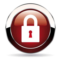 Red Locked Circle